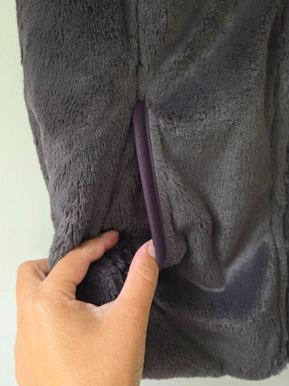 The North Face Mossbud Insulated Reversible Vest Purple | Small | EUC Soft Fuzzy